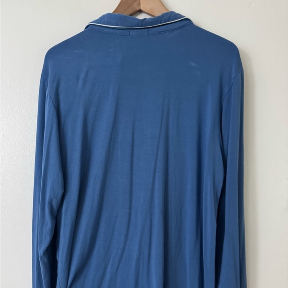 Eberjey L Gisele Long-Sleeve Tencel Pajama Set in Blue - Picture 8 of 8